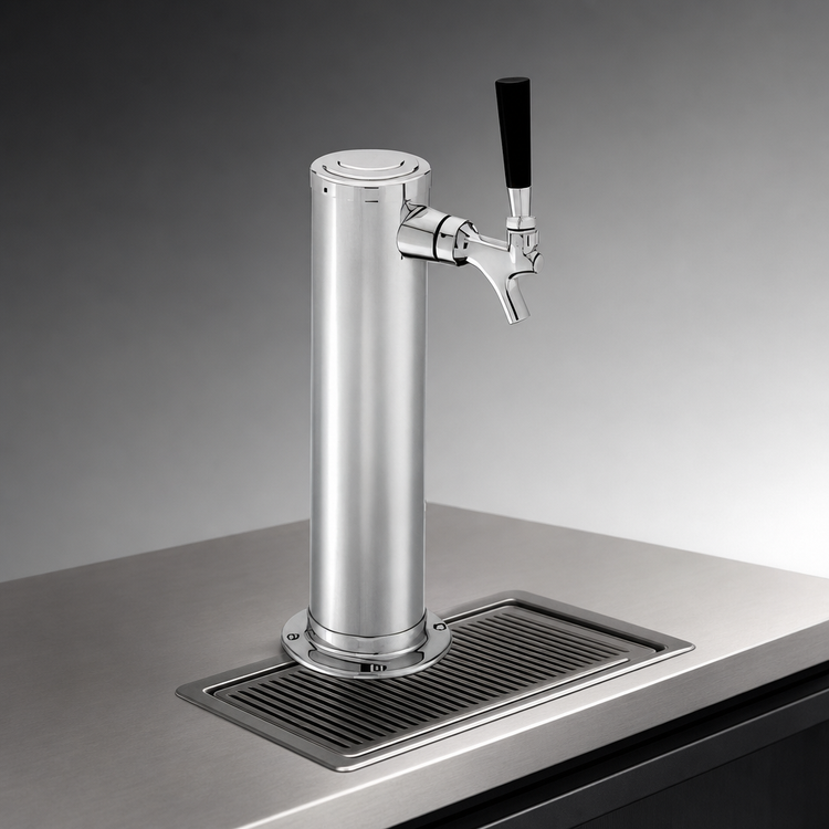 Product image #4 for Perlick Draft Arm Style Beer Dispensing Kit with 1 Faucet for H Series Cabinets
