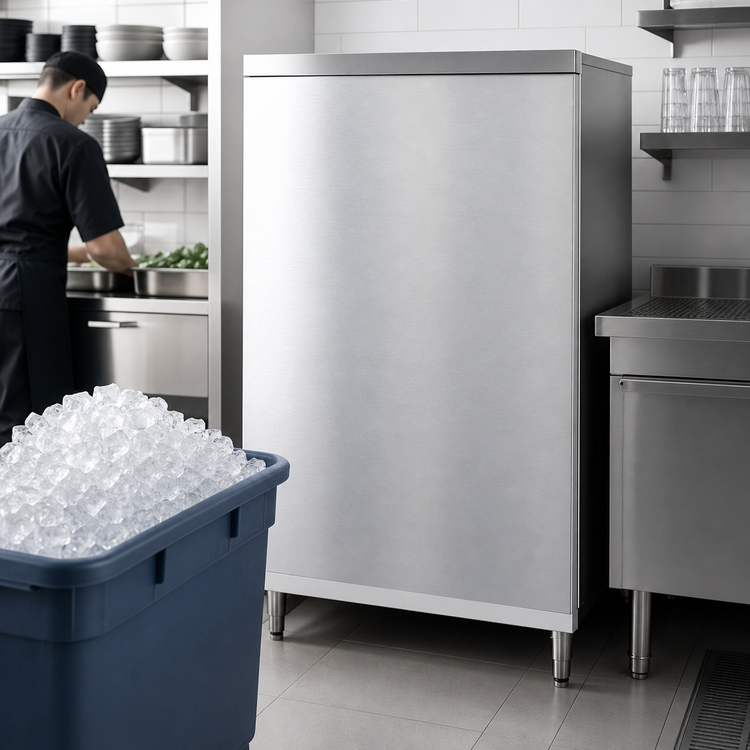 Product image #4 for Hoshizaki KM-1340MWJ Modular Crescent Cube Ice Maker, Water-Cooled, 30-Inch Wide, 1323 lb/Day