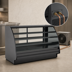 Thumbnail image #4 for Structural Concepts Fusion® GHS852RLB (CURVED) Curved Glass Refrigerated Service Case, 99-3/4-Inch Wide, Remote DX