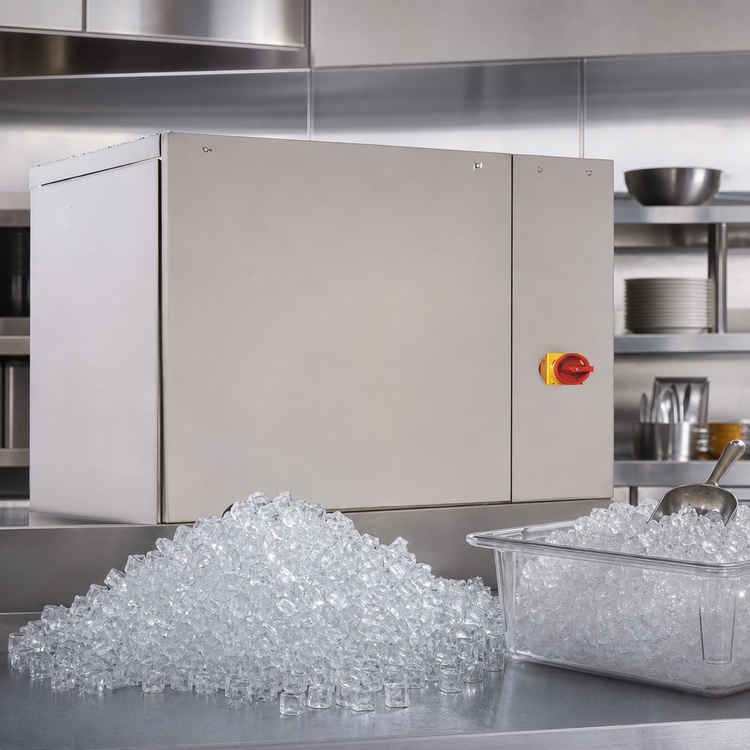 Product image #4 for Manitowoc Indigo NXT Marine Half-Dice Cube Ice Maker, Water-Cooled, Self-Contained, 1,740 lb/Day