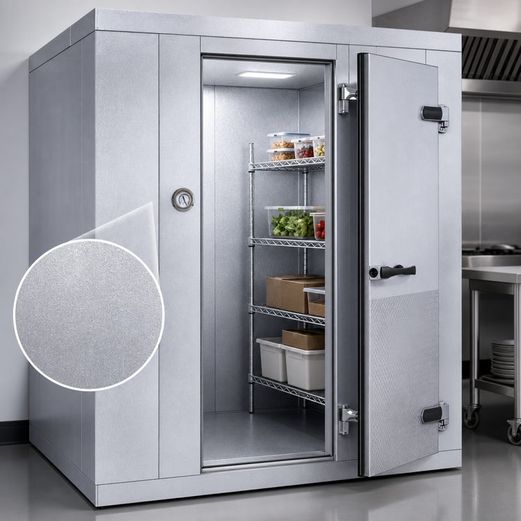Product image #4 for Kold-Front Indoor Floorless Walk-In Cooler with Remote Refrigeration