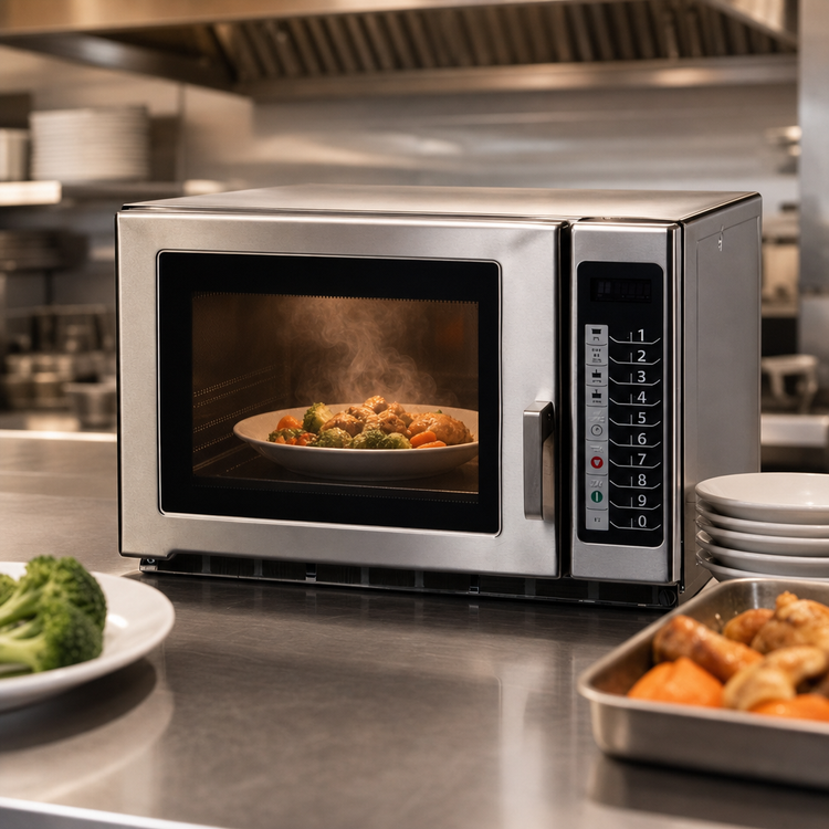 Product image #4 for Amana Commercial RFS18TS Countertop Microwave Oven, 1.2 Cu. Ft., 1800 Watts, Medium Duty