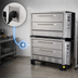 Thumbnail image #4 for Peerless CE62PESC Double-Stacked Electric Deck Pizza Oven
