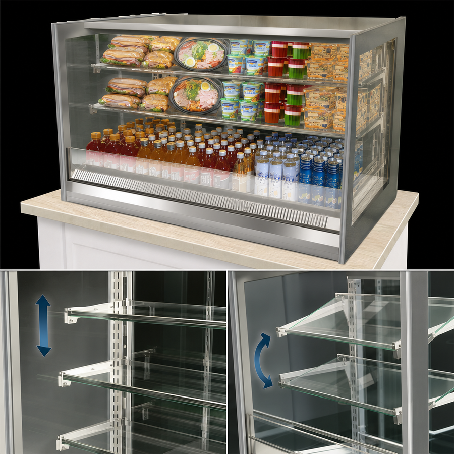 Two-Tier Adjustable Shelving