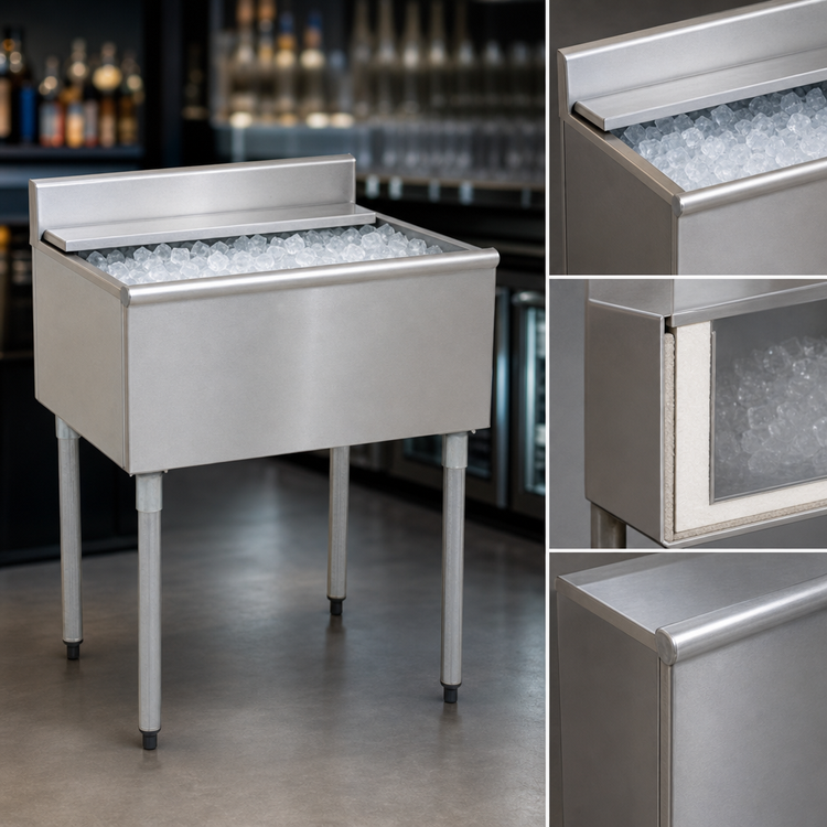 Product image #4 for Eagle 1800 Series 30-Inch Underbar Ice Chest with 12-Inch Deep Insulated Bin