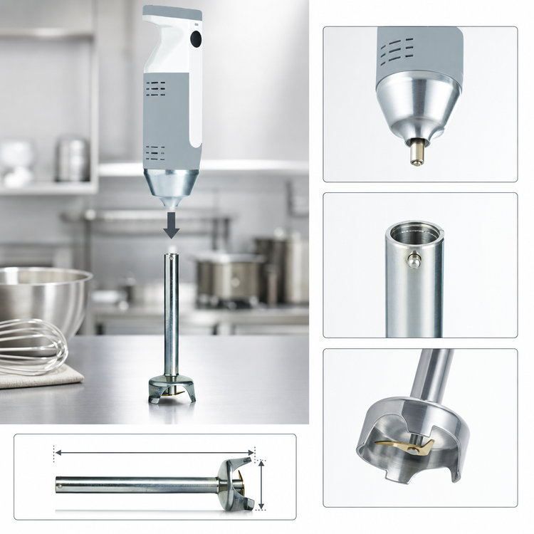 Product image #4 for MiniPro Hand-Held Variable Speed Immersion Blender with 6.5-Inch Stainless Steel Detachable Shaft