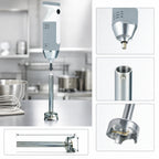 Thumbnail image #4 for Dynamic MiniPro MX070.06 Hand-Held Variable Speed Immersion Blender, 6.5-Inch Detachable Stainless Steel Shaft, 4 Titanium Blades