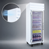Thumbnail image #4 for Howard-McCray One-Section Glass Door Refrigerator Merchandiser, 22 Cu. Ft., Top Mount, White