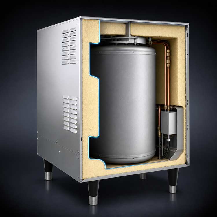 Product image #4 for Hubbell Water Heaters J1613 16-Gallon Electric Storage Booster Heater, 13.5 kW