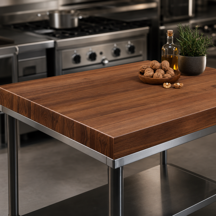 Product image #4 for Boos Block 36 Inch x 36 Inch American Black Walnut Countertop, 3 Inch Thick