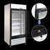 Thumbnail image #4 for Maxx Cold X-Series One-Section Reach-In Glass Door Freezer Merchandiser, 16 Cu. Ft., Bottom-Mounted Compressor