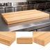 Thumbnail image #4 for Boos Block 48 x 30 Inch Northern Hard Rock Maple Edge Grain Kitchen Countertop, 1-1/2 Inch Thick, Varnique Finish