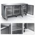 Thumbnail image #4 for IKON Refrigeration IUC72F Three-Section Undercounter Freezer, 18 Cu. Ft., Rear-Mounted Self-Contained, Stainless Steel