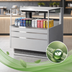 Thumbnail image #4 for Turbo Air TOM-36L-UFD-S-1S-N 36-Inch Low-Profile Horizontal Open Display Merchandiser, 4.6 Cu. Ft., Self-Contained, R-290