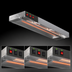 Thumbnail image #4 for Eagle RedHots 24-Inch Lighted Single Rod Strip Heat Lamp with Remote, 240V, 470W
