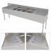 Thumbnail image #5 for Perlick Top Shelf TS Series 96-Inch Four-Compartment Underbar Sink with Dual Drainboards