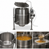 Thumbnail image #4 for Cleveland Range KEL100T Electric 100-Gallon Tilting Steam Jacketed Kettle with Tri-Leg Base