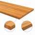 Thumbnail image #4 for John Boos Appalachian Red Oak Edge Grain Island Countertop, 132 x 27 x 1-1/2 Inch, Penetrating Oil Finish