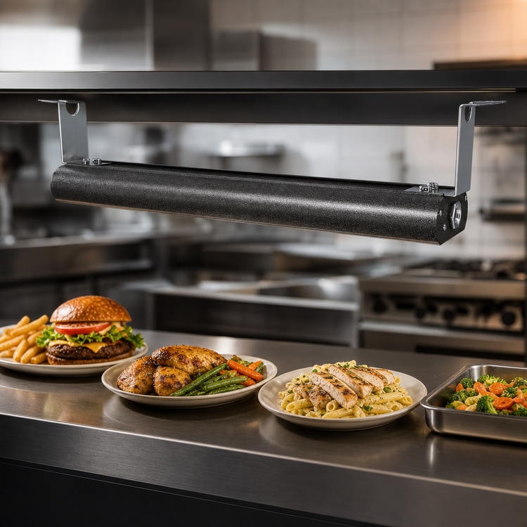 Product image #4 for Vollrath 72-Inch Low Profile Unlighted Strip Heat Lamp with Remote Toggle Switch