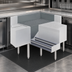 Thumbnail image #4 for Advance Tabco Prestige 90° Free-Standing Stainless Steel Corner Drainboard Filler, 20 x 25 Inches