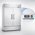 Thumbnail image #4 for Excellence Commercial Products DSS-42F Two-Section Reach-In Freezer with Solid Doors, 42.4 Cu. Ft., Bottom-Mount Self-Contained Refrigeration