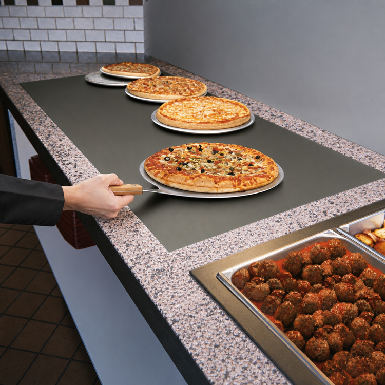 Product image #4 for Hatco Glo-Ray Built-In Heated Shelf with Flush Top, 61-1/2 x 21-Inch Surface, Hardcoat Aluminum Top