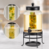 Thumbnail image #4 for Cal-Mil Soho 2 Gallon Glass Beverage Dispenser with Infusion Chamber, Spigot, and Drip Tray