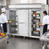 Thumbnail image #4 for Continental Refrigerator Designer Line Extra Wide Pass-Thru Three-Section Heated Cabinet