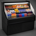 Thumbnail image #4 for Howard-McCray Ovation Series 39-Inch Remote Open-Air Merchandiser with Straight Plexi Ends, Black, LED Lighting