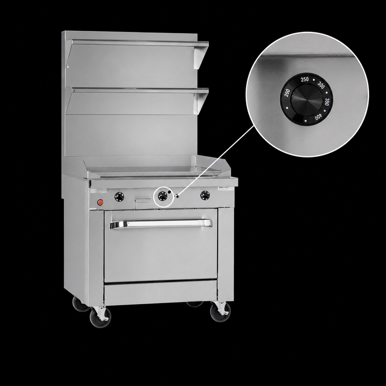 Product image #4 for Southbend Platinum Heavy Duty 32-Inch Modular Gas Griddle with 1-Inch Plate and Thermostatic Controls