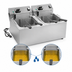 Thumbnail image #4 for Vollrath Countertop Double-Well Electric Deep Fryer, 10 lb Per Well, 120V