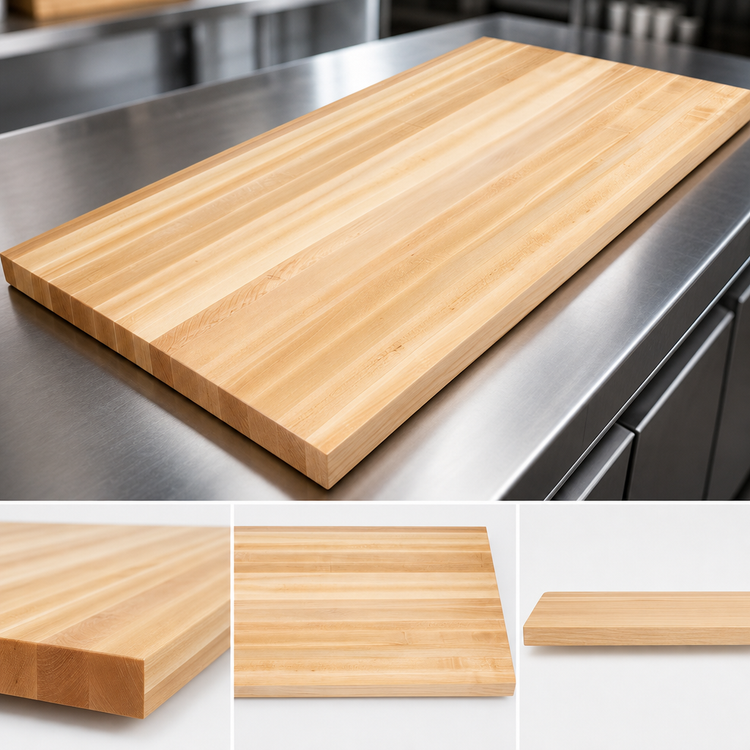 Product image #4 for Boos Block KCT12030-O Northern Hard Rock Maple Edge Grain Kitchen Countertop, 120 x 30 x 1-1/2 Inch, Penetrating Oil Finish