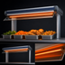 Thumbnail image #4 for Hatco Glo-Ray Designer Dual Infrared Strip Heater, 57-1/2 Inch Wide, High Wattage, 3 Inch Spacer, 14 Inch Designer Stands