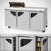 Thumbnail image #4 for Turbo Air Super Deluxe Three-Section Sandwich/Salad Refrigerated Prep Table with 8-Pan Opening, 72-5/8-Inch Wide