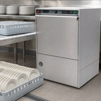 Thumbnail image #4 for Champion UH 140B High-Temperature Undercounter Dishwasher with Built-In Booster Heater, Stainless Steel, 30 Racks/Hour