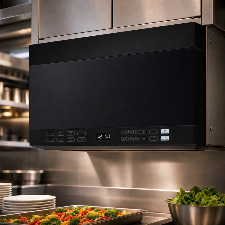 Product image #5 for 24 Inch Over-the-Range Commercial Microwave Oven, 1.4 Cu. Ft., 1000 Watt, Black