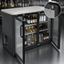 Thumbnail image #4 for Eagle Group BlendPort® Two-Section Reach-In Back Bar Cooler, 48-3/4 Inch, Glass Doors, Self-Contained Side-Mounted Refrigeration