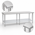 Thumbnail image #4 for Eagle Deluxe Series 108-Inch x 36-Inch Stainless Steel Work Table with Adjustable Undershelf