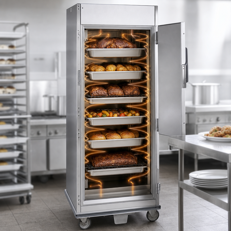 Product image #4 for Cres Cor Roast-N-Hold AquaTemp Full-Height Cook and Hold Convection Oven, 12-Pan Capacity, 208V/1-Phase