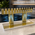 Thumbnail image #4 for Glastender 12-Faucet Countertop Air-Cooled Tee Draft Dispensing Tower, Polished Brass Finish