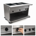 Thumbnail image #4 for Spec-Master PHT3OB-120 3-Pan Electric Portable Hot Food Table
