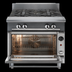 Thumbnail image #4 for Vulcan V Series 36-Inch Heavy Duty Gas Range with Two 18-Inch French Tops and Convection Oven