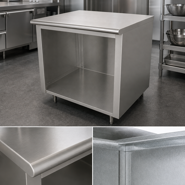 Product image #4 for Advance Tabco Special Value Series 60-Inch x 30-Inch Economy Flat Top Open Base Stainless Steel Work Table
