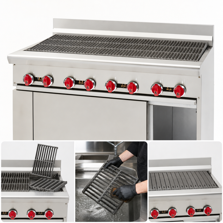 Product image #4 for American Range 24-Inch Commercial Gas Radiant Broiler Range with 20-Inch Space Saver Oven
