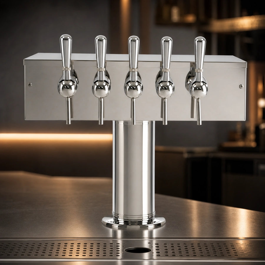 Five Faucet Layout