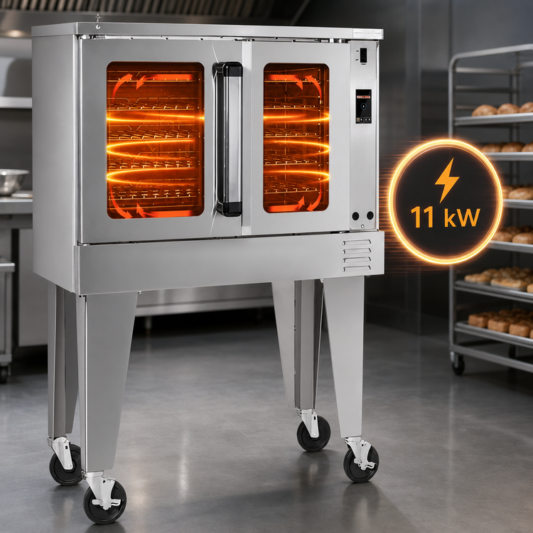 Product image #4 for Southbend Platinum Single-Deck Electric Bakery-Depth Ventless Convection Oven with Touch Controls and Dependent Doors