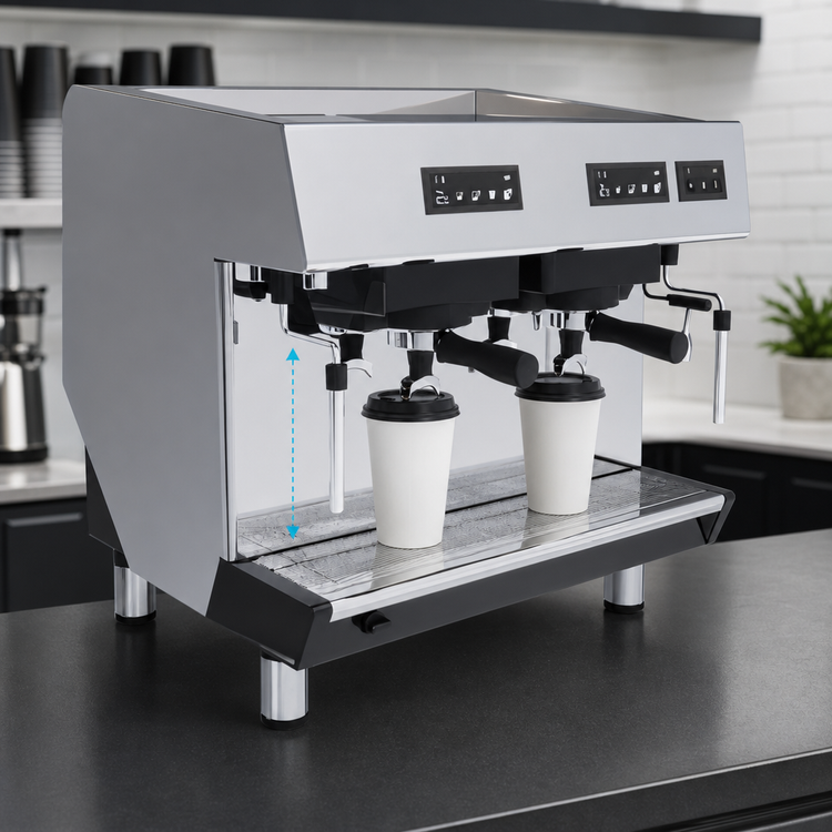 Product image #4 for UNIC Classic Plus 2 High Profile 2-Group Automatic Espresso Machine