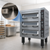 Thumbnail image #4 for BakeMax Electric Triple-Pan Wide Single-Deck Artisan Stone Deck Oven