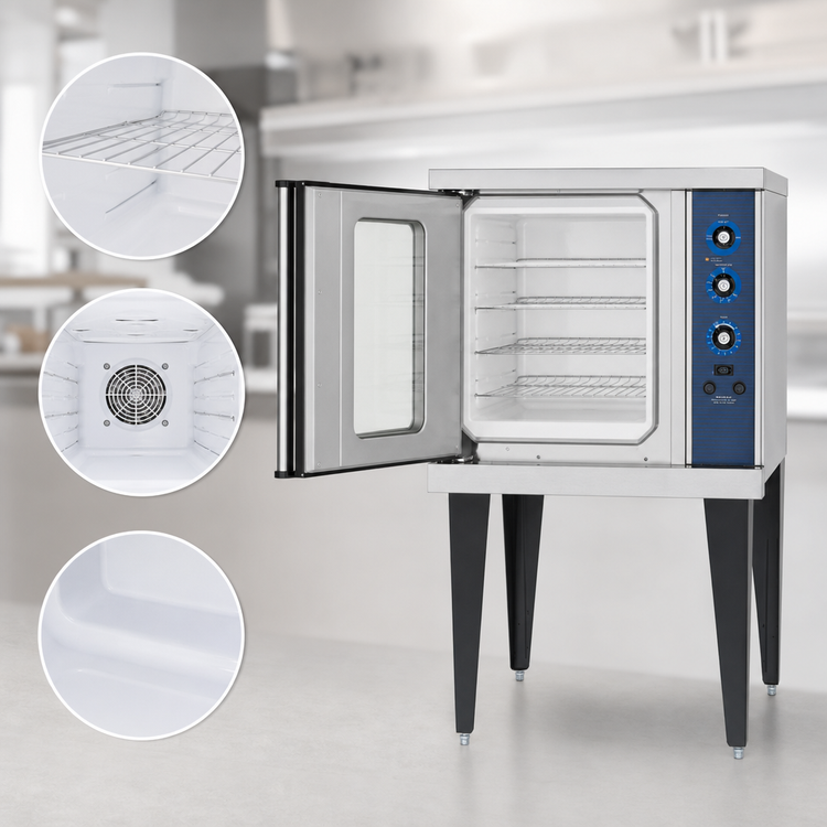 Product image #4 for Duke 59-E3V Half-Size Electric Single-Deck Convection Oven