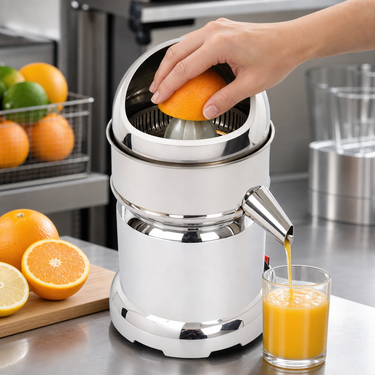 Product image #4 for Uniworld UJC-N50 Commercial Countertop Stainless Steel Citrus Juicer